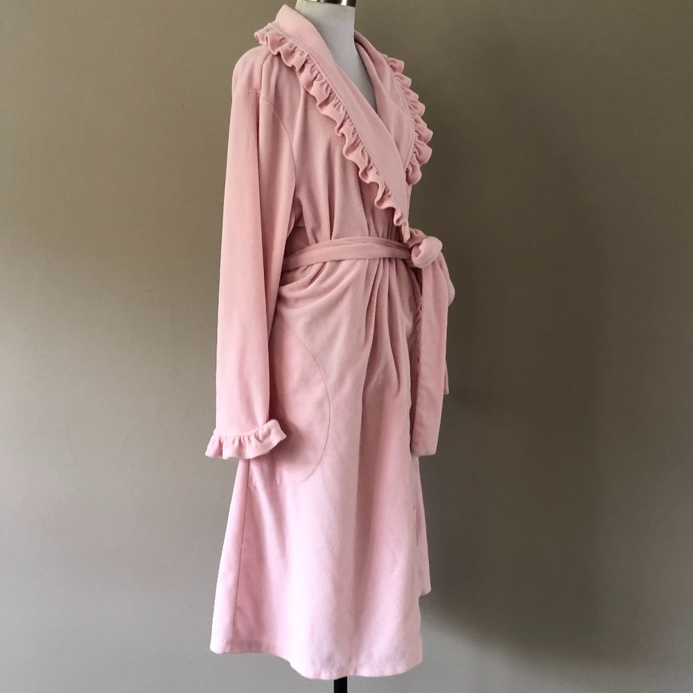 ADONNA Robe XXL Pink Wrap Kimono